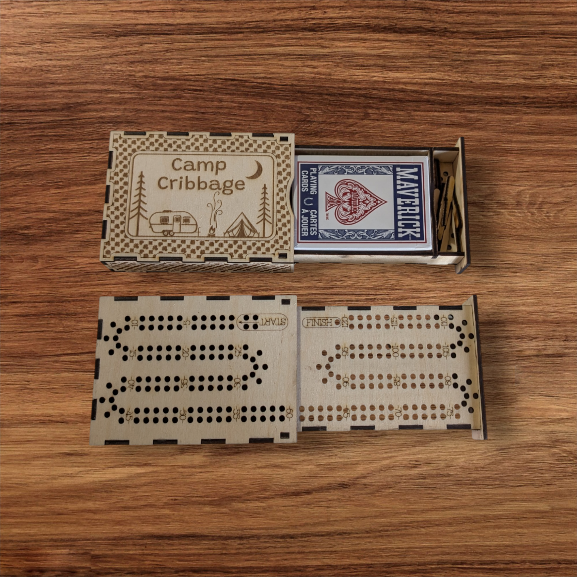 Travel Cribbage Board